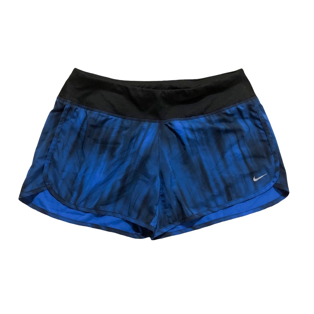Nike Rival 2 Printed Royal Blue and Black Running Shorts M